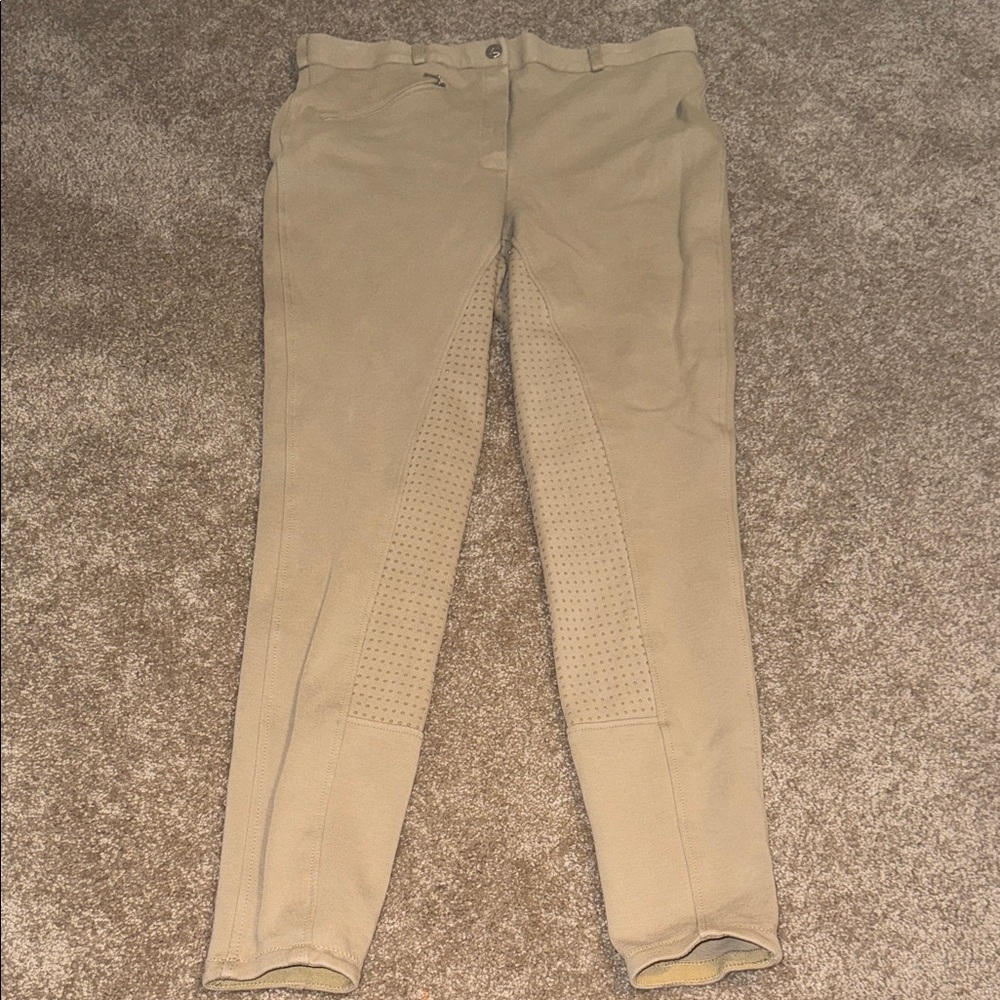 Horze Tan Women's Equestrian Riding Pants - size 30. C